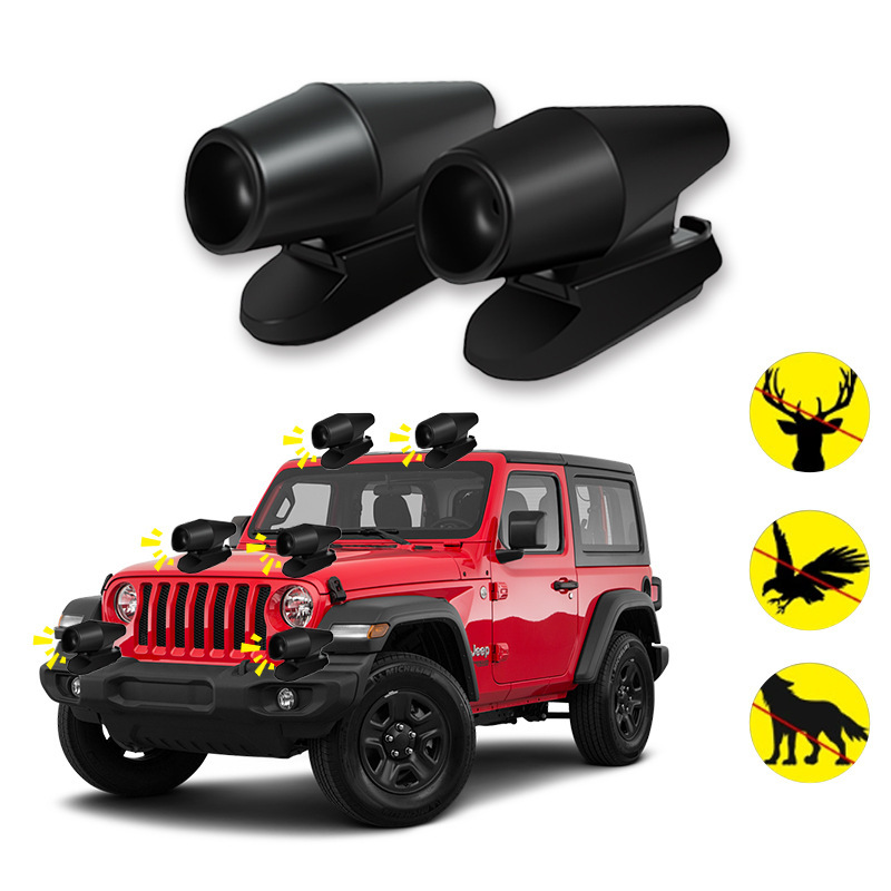 Car Animal Repeller Outdoor Safety Alarm Wind-Driven Deer Whistle Alarm Ultrasonic Deer Repeller