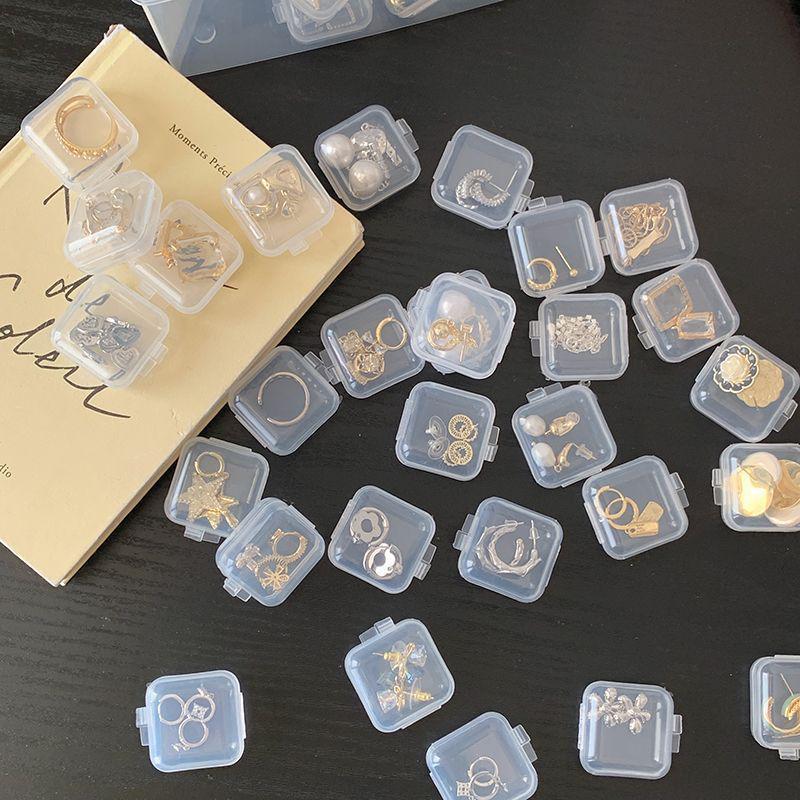 Caja de joyería para mujeres 2024 nuevo aretes anillo collar acabado caja de joyería portátil de gran capacidad caja de almacenamiento