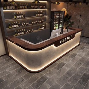 Bar, Cafe, Bar, Restaurant, B&B Front Desk, Tavern, Barbecue, Foot Bath Shop, Cashier, Cultural Stone Reception Desk