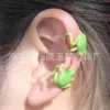 Лягушка, зажим для уха B (зелёный)
