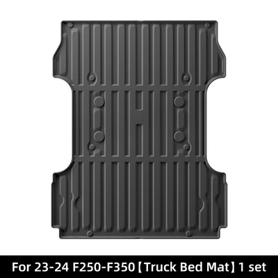 Trunk Mat — for Ford Ford Series Car - 23-24-ford-f250f350-rear-bucket-pad-black