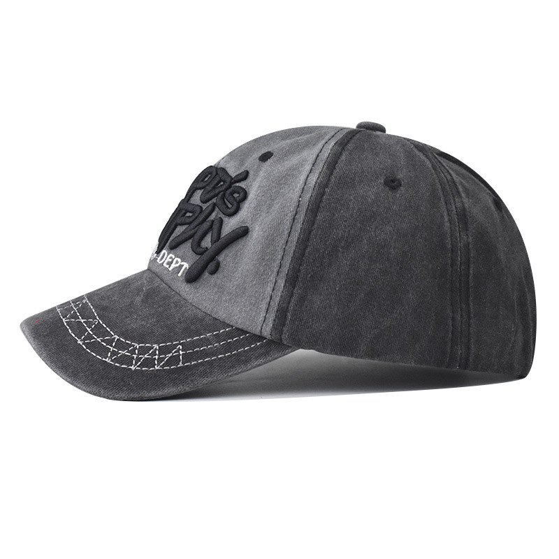 Lavados transfronterizos para hacer viejos NYPD graphy gran gorra de béisbol bordado de moda universal para hombres y mujeres cuatro estaciones gorra de lengua de pato