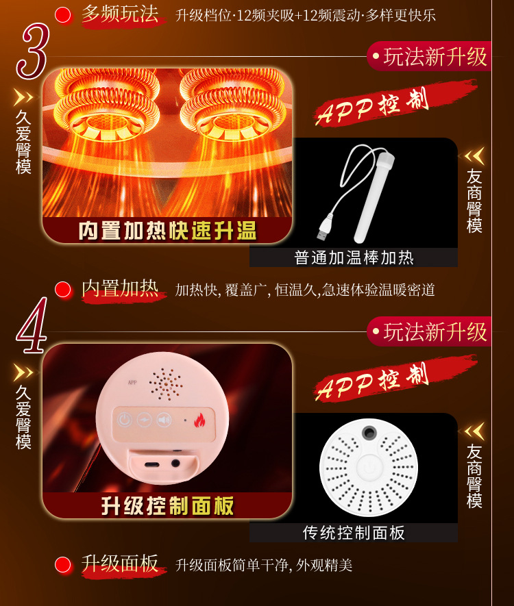 Jiuai Airplane Cup Male Half-Body Mold, Realistic TPE Masturbator, Manual Use — detail image 7
