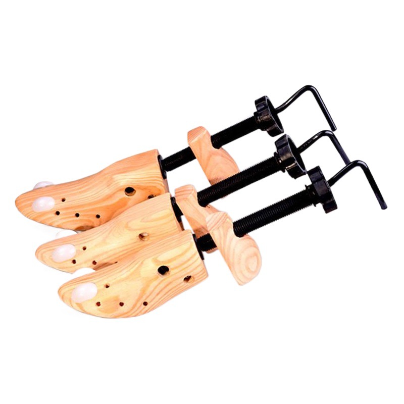 Directo de fábrica de pino expansor soporte de zapato de madera maciza soporte de zapato ajustable última entrega de una pieza