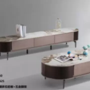 3159-7017岩板电视柜茶几组合简约现代轻奢电视机地柜子家用卧室