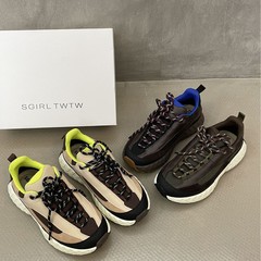 SGIRL TWTW复古户外登山老爹鞋女2025新款舒适百搭厚底运动休闲鞋