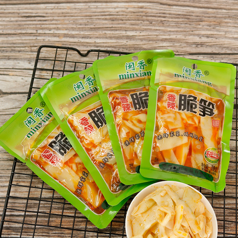 闽香香辣脆笋早餐下饭菜美食榨菜开味酱菜咸菜腌菜配粥拌饭菜批发