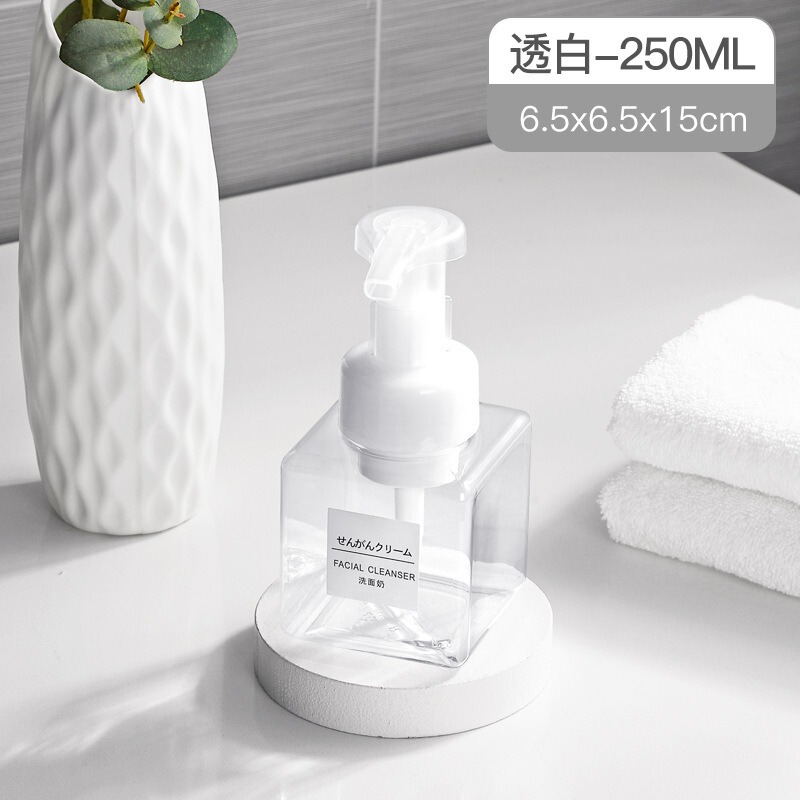 洗顔料泡立て器、ハンドソープ、シャンプー、シャワージェル用詰め替えボトル、プラスチック製プッシュ式携帯ムースフォームボトル|undefined
