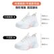 Inner Height Increasing Torre Shoes Women's New Summer Genuine Leather Breathable All-match Super Hot Thick Sole Sports White Shoes 2025 Sports