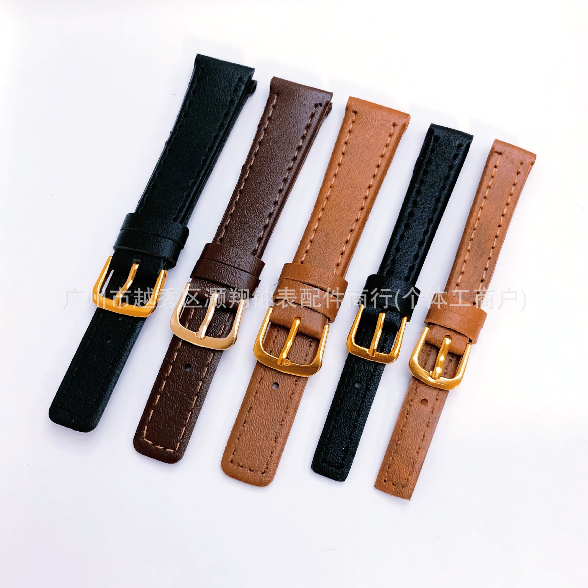 通用仿革皮表带平纹平板手表表带批发腕表带配件超薄款手表带直供