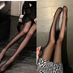 Amei Zhang Slimming Black Stockings, Women's Spring Shadow Splicing Sexy Fashion Casual Leggings Socks
