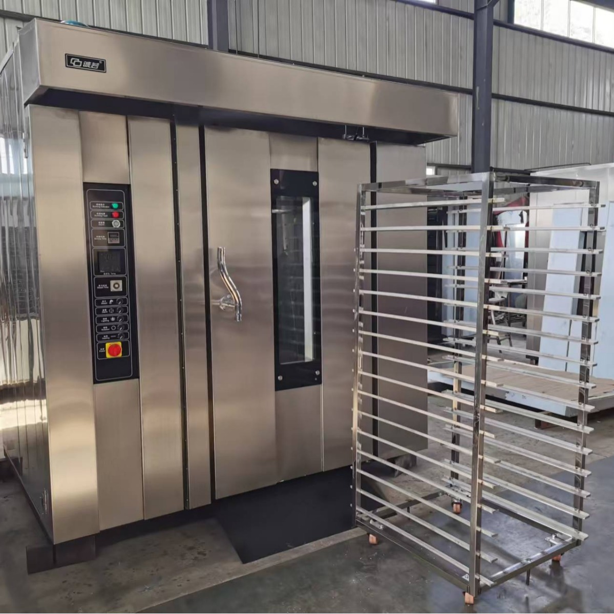 厂家供应32盘热风旋转扒炉循环烤炉燃气烤炉休闲食品机械