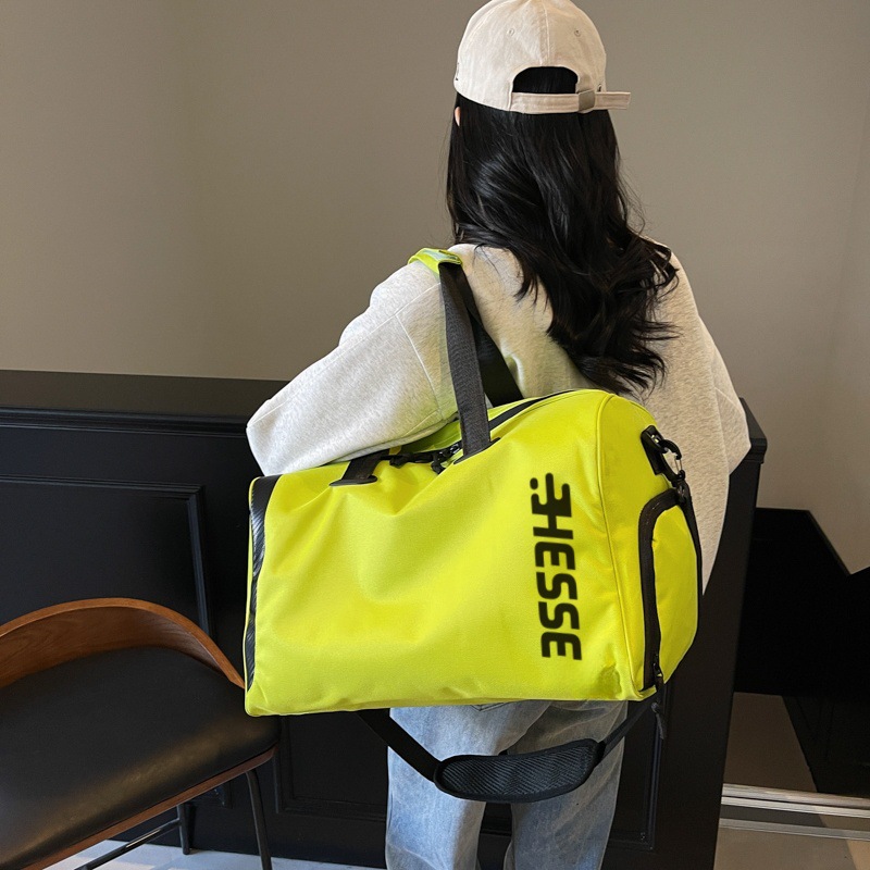 Short Trip Men's Large Capacity Women's Travel Hand Luggage Bag Dry Wet Separation Cycling Sports_voghion.com