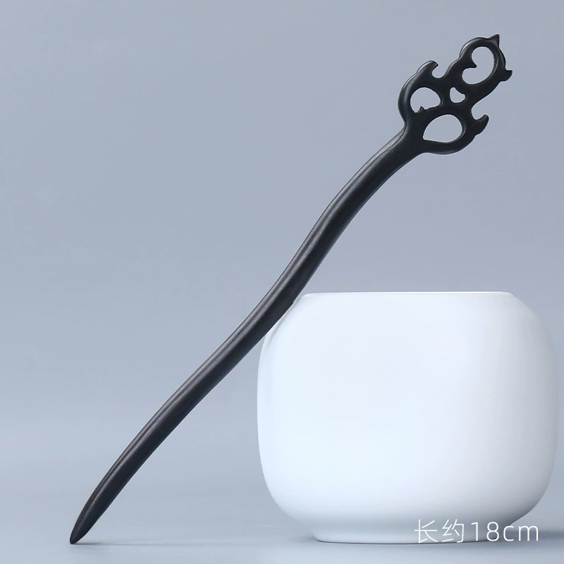 Шпилька для волос (кедр sandalwood) в китайском стиле для Hanfu, ручная резьба, 10 см, высокое качество