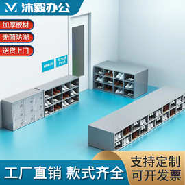 304不锈钢加厚鞋柜无尘车间员工一体换鞋凳食品厂实验室现代简约