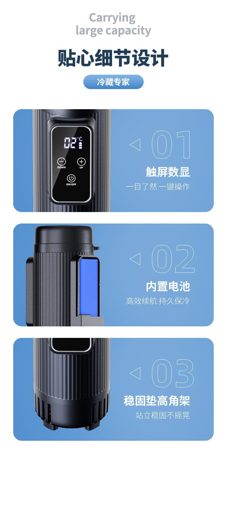 Cross-Border Insulin Refrigerated Box, Medicine Refrigerated Box, Medicine-Specific Refrigerated Cup, Rechargeable Car and Home Dual-Use Small Refrigerator