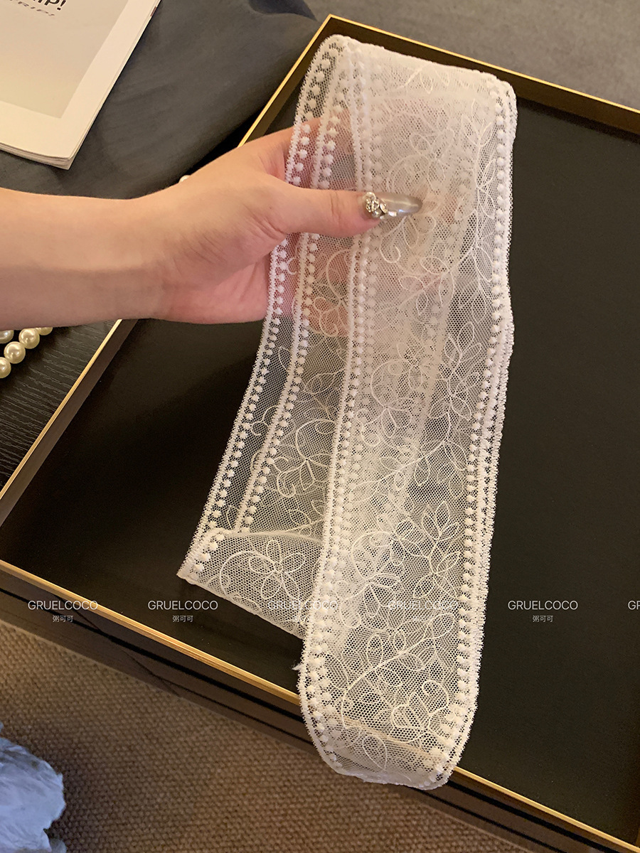 목 보호 리본 13#흰 가지