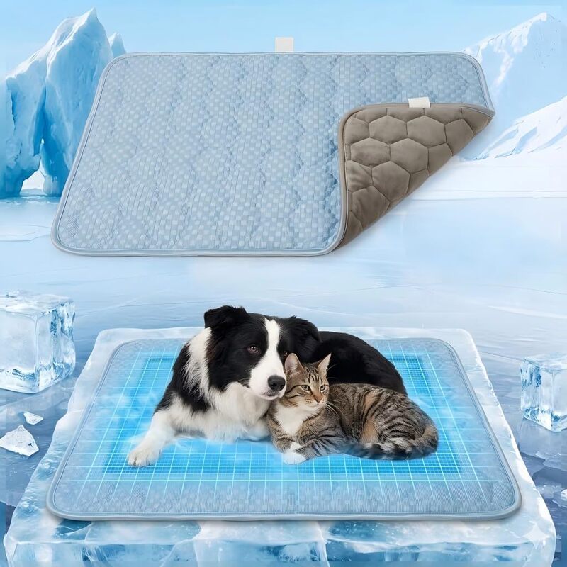 Cross-border best-selling pet cooling mat for summer, cool sleeping pad for dogs, cat and dog bed ice mat, non-slip version Cross-border best-selling pet cooling mat for summer, cool sleeping pad for dogs, cat and dog bed ice mat, non-slip version