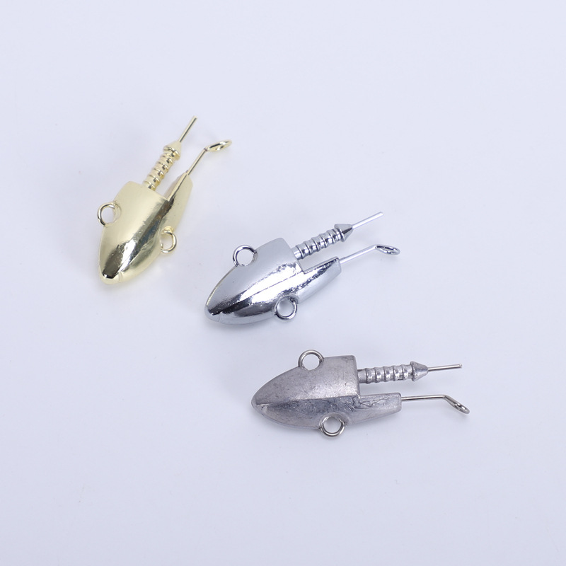 国境を越えた新製品スズキ餌鉛頭模造餌海釣り船釣り鉛頭路亜餌卸売り海釣りスズキ餌