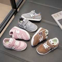 2025 Early Spring New Children's Shoes Children's Velcro Casual Student Sports Shoes Fashion Boys' Running Shoes Parent-Child Shoes 