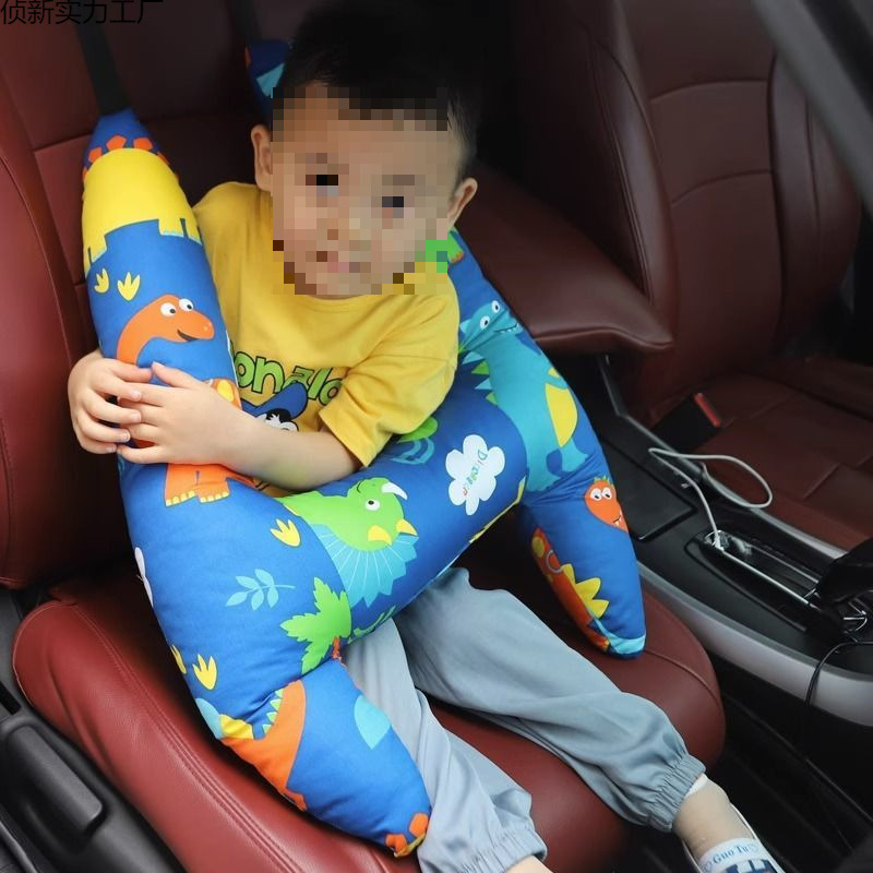 车载抱枕儿童车上后排睡觉神器汽车头枕腰靠防勒脖可爱卡通睡护枕|undefined
