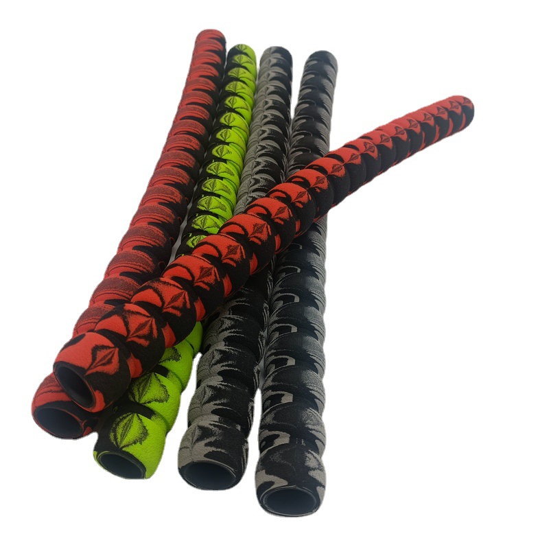 NBR泡棉发泡管呼啦圈护套 防撞海绵套管竹节形空心橡塑泡棉管