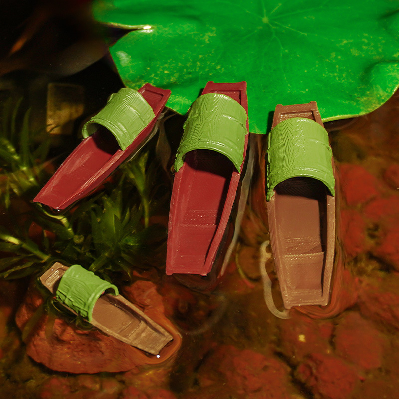 Agua flotante con toldo, barco, pecera, paisajismo, rocalla, micro paisaje, tanque de agua y tierra, modelo de sala de estudio de bonsai de patio, pequeña decoración