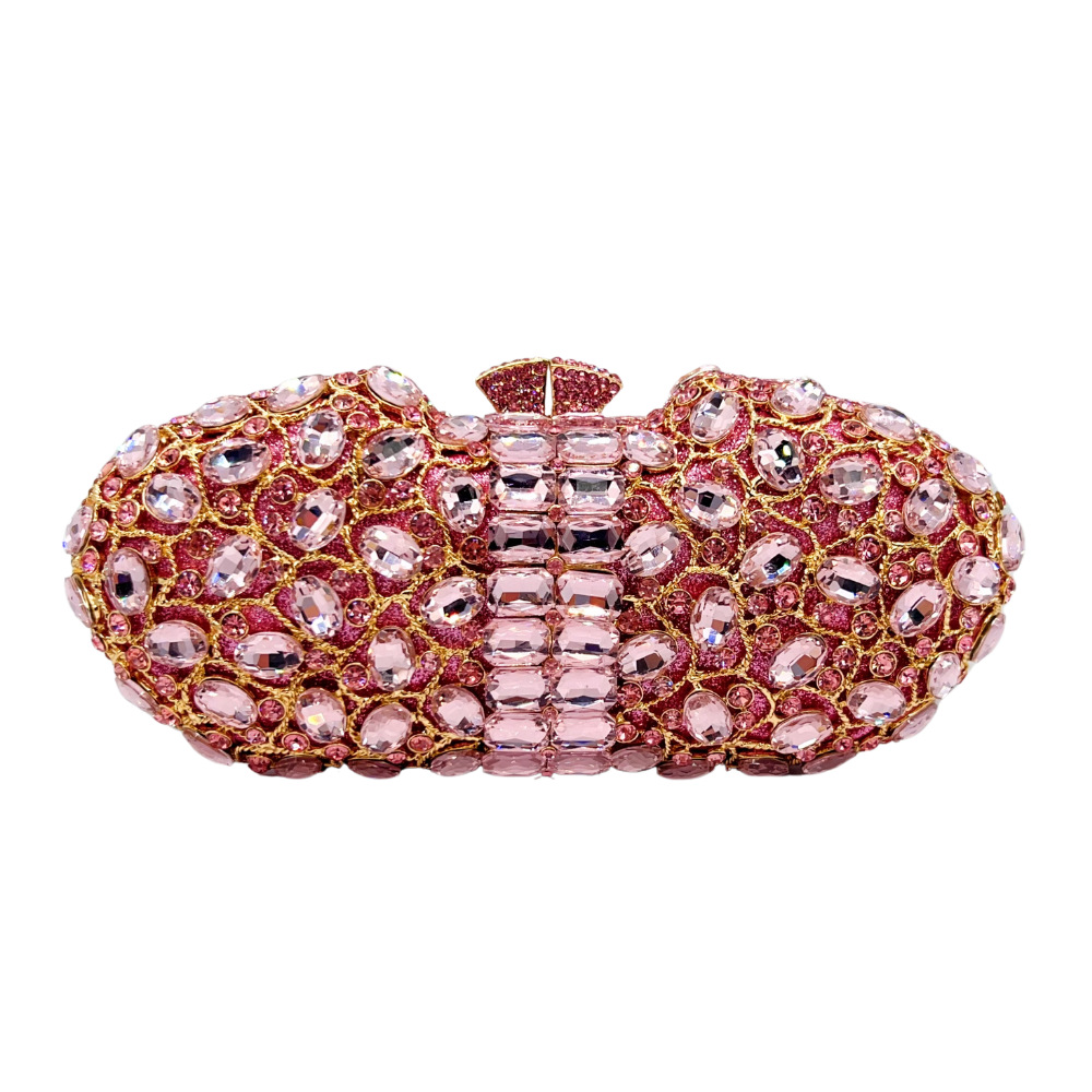 Bolsa de cena de diamantes en stock bolsa de boda de diamantes de piedra bolsa de embrague de mujeres