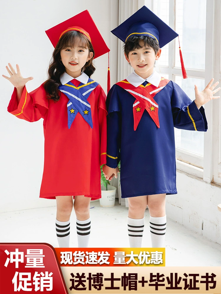 Детская одежда для врача Одежда для ученика детского сада костюм Одежда для выпускного фото Платье для выпускного начальной школы Одежда для выступлений