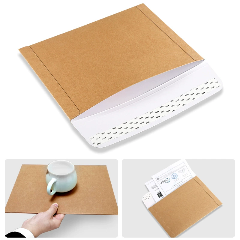 Express delivery to mounted envelope wholesale A4A3 printed mounted paper logistics packaging document bag paper bag envelope to mounted document seal