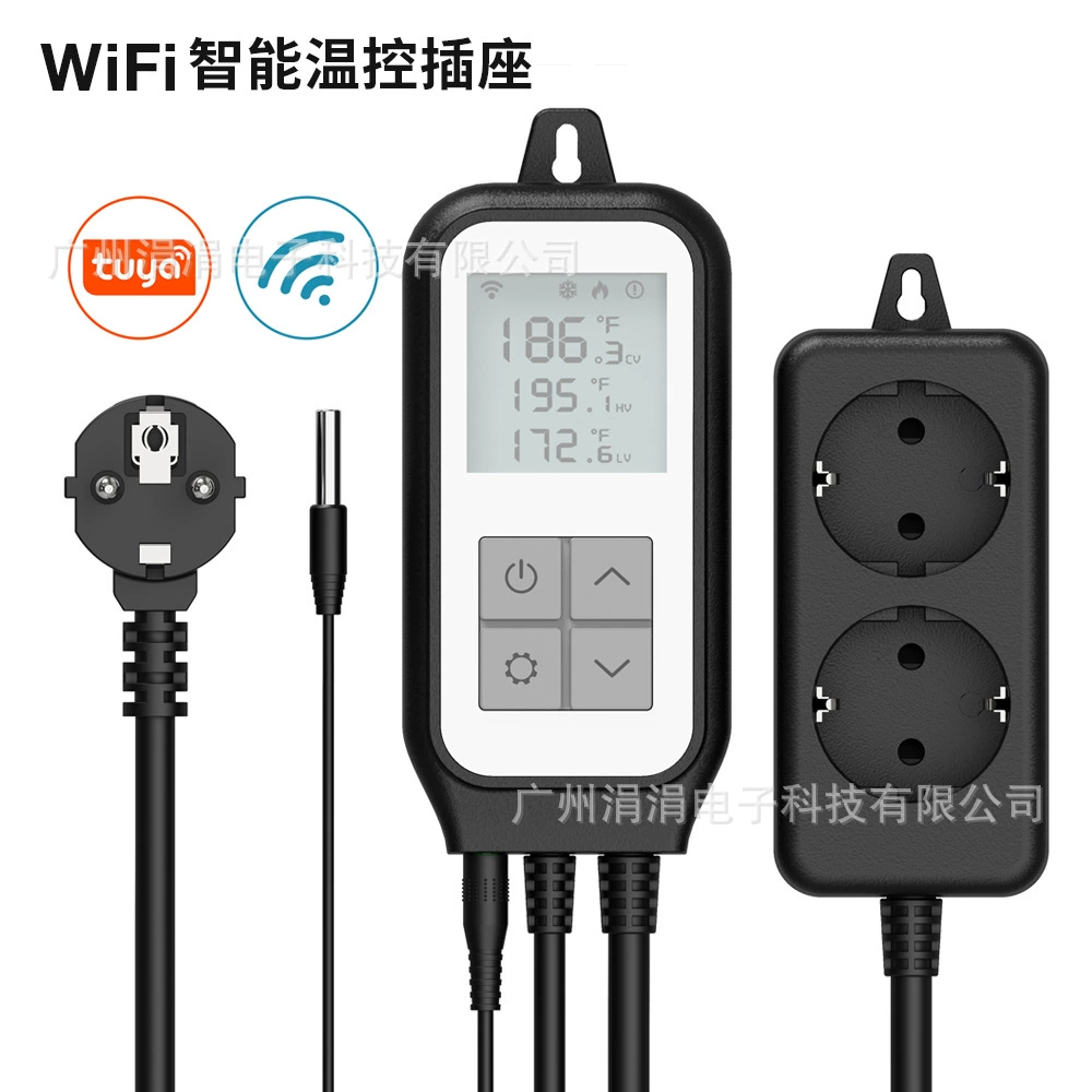 WIFI интеллектуальная розетка для контроля температуры, многофункциональная розетка, контроллер температуры для теплицы, цифровой термостат