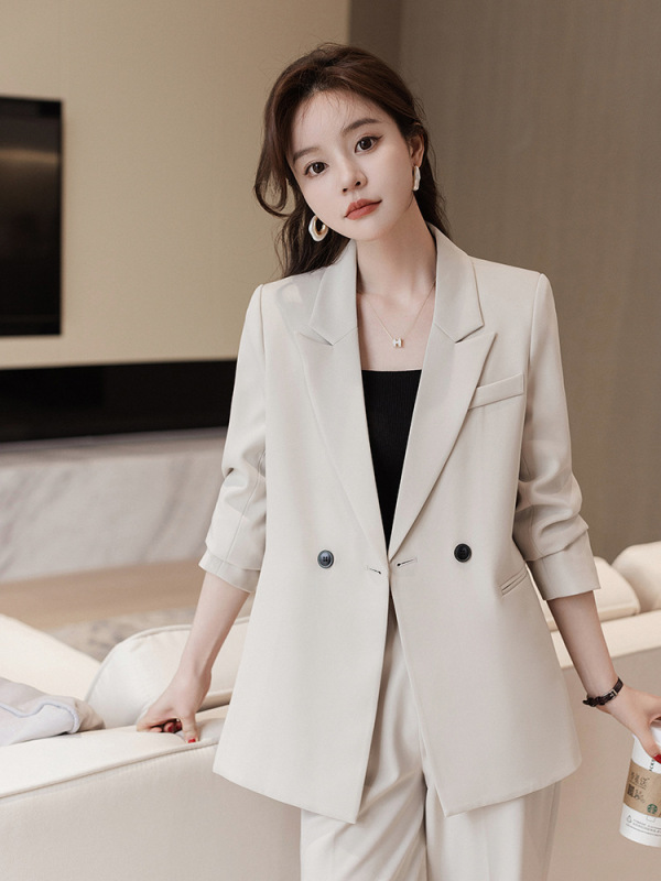 西装套装女装高级感职业装正装时尚休闲西服外套西装女阔腿裤套装|undefined