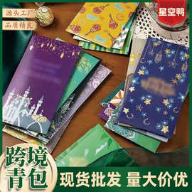 立辰青包2026新款绿色烫金红包袋马来印尼绿色利是封跨境现货批发