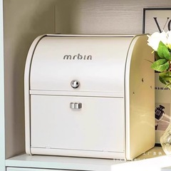 玄関収納ボックス家庭用スナック雑物玄関デスクトップ整理ボックス鉄芸防塵収納ボックス大容量収納ボックス