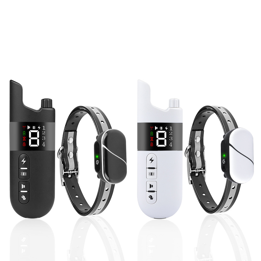 亚马逊新款遥控训狗器充电款声音震动电击狗狗训练器宠物训狗器