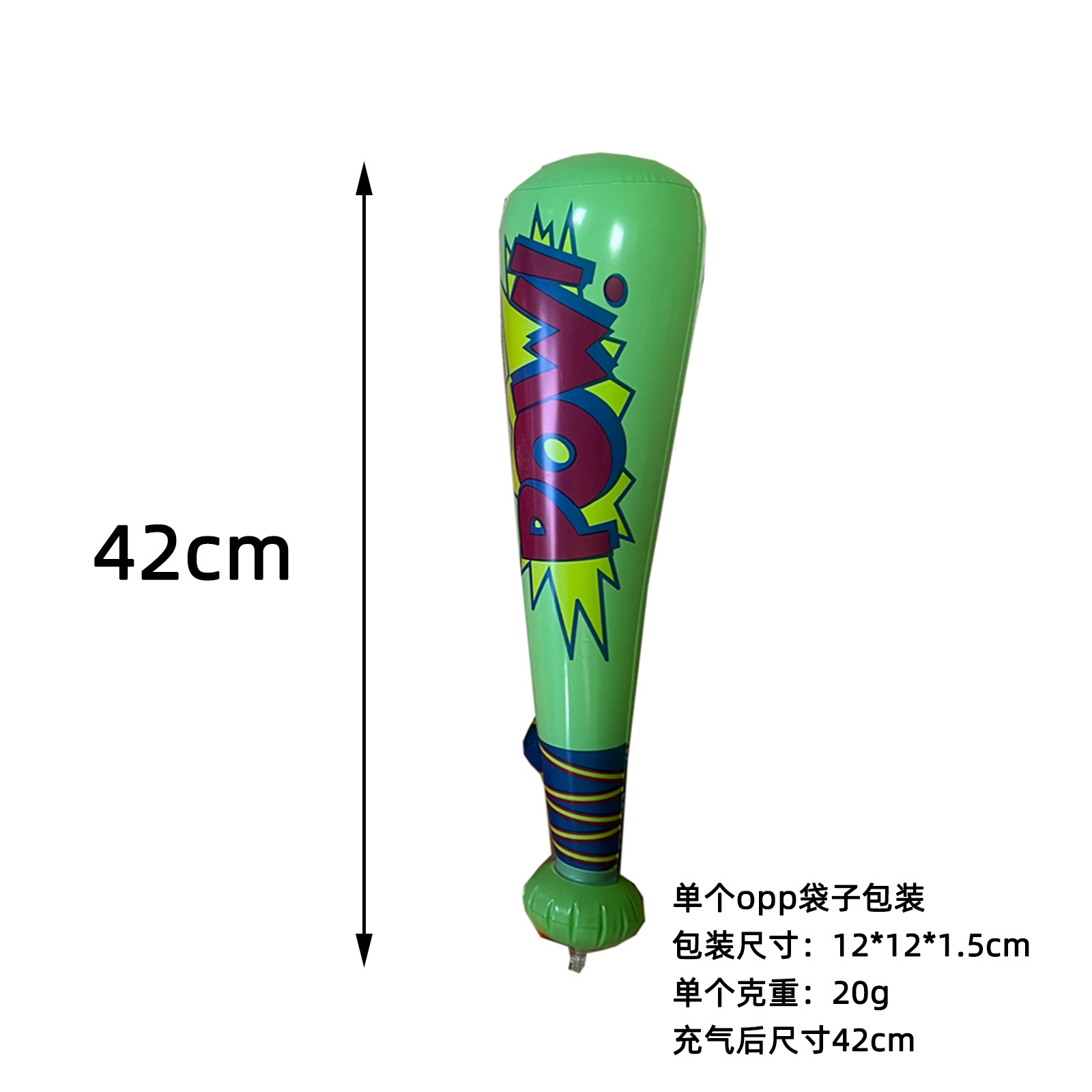 42cm pequeño bate de béisbol verde