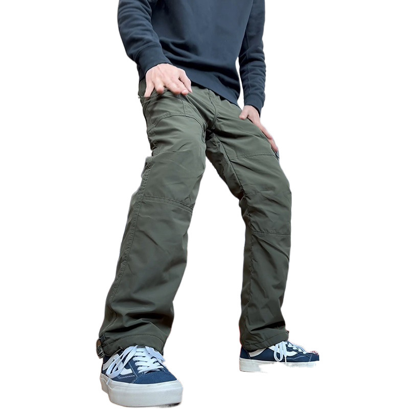 Venta al por mayor pantalones de asalto de caparazón suave estadounidense de estilo fino para hombres pantalones de secado rápido con función de tala de primavera y otoño