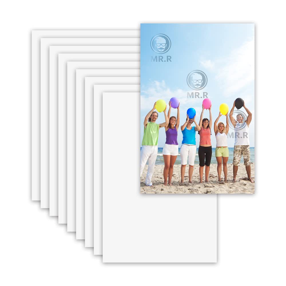 MR.R0.22mm热升华空白铝板DIY热转印空白金属板高光白色10×15cm