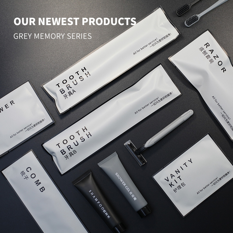 Hotel Supplies Disposable Toothbrush Stone Paper Packaging Toiletries Set Disposable Slippers Hotel Supplies Disposable Toothbrush Stone Paper Packaging Toiletries Set Disposable Slippers