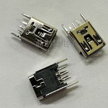 �S��ֱ�I����USB 180����ʽֱ��USB�ӿ� mini5pĸ�� �B����