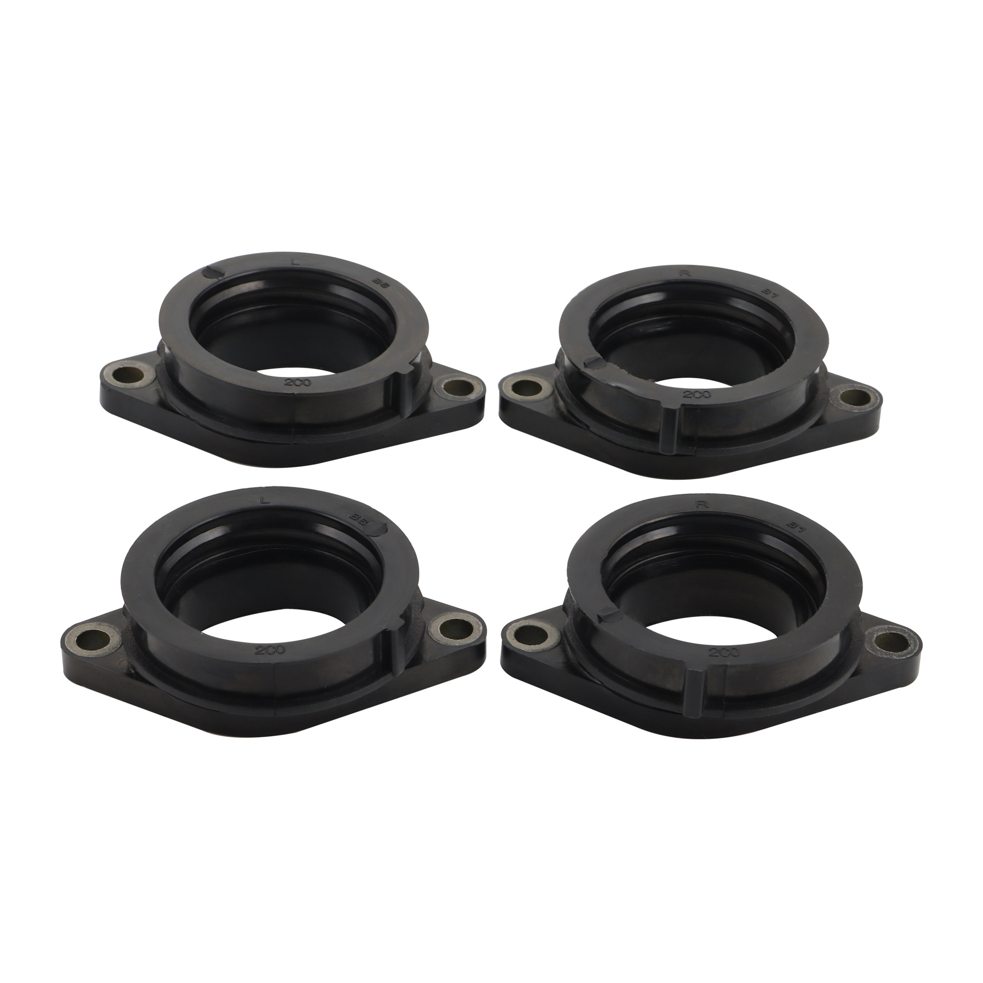 4 Pieces in 1 Set Yzf R6 Yzf600 2006-2017 2C0-13586 2C0-13596 Intake Pipe Rubber