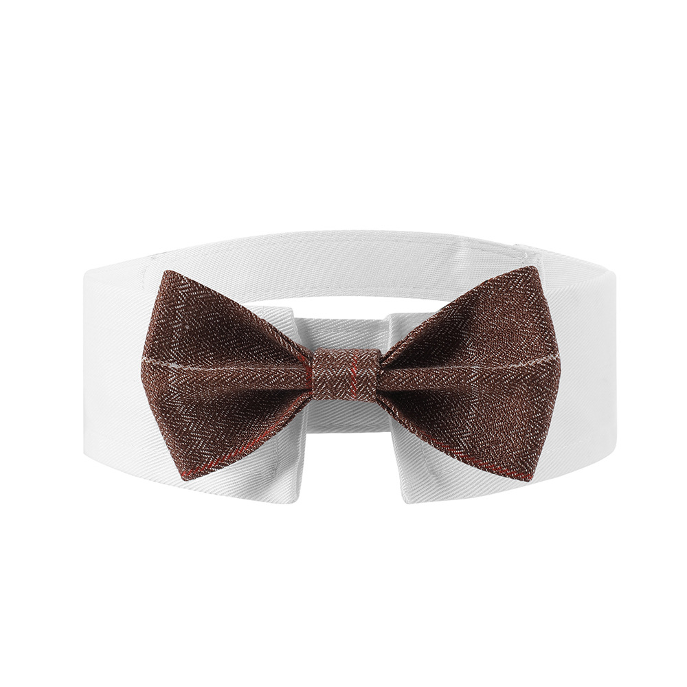 Fabricante spot transfronterizo nuevo guapo mascota corbata velcro ajustable accesorios de mascota arco