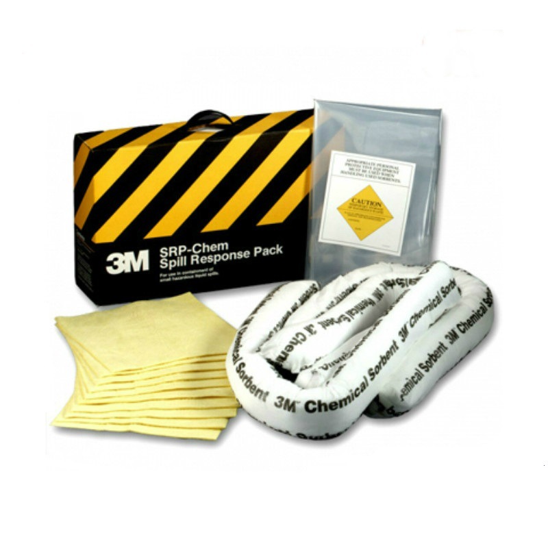 3M paquete de tratamiento de emergencia de fuga química SRP-CHEM combinación de tratamiento de emergencia de fuga 3 set/box