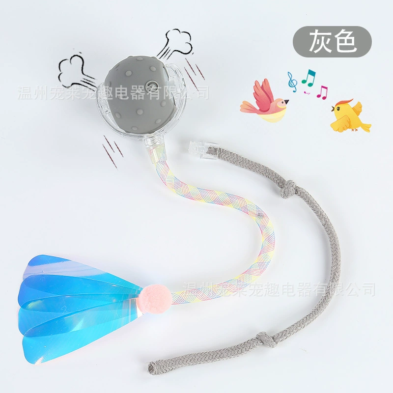 Automatic Interactive Cat Toy Ball, Smart Electric Jumper, Multiple Rope & Bell Options, 80 g