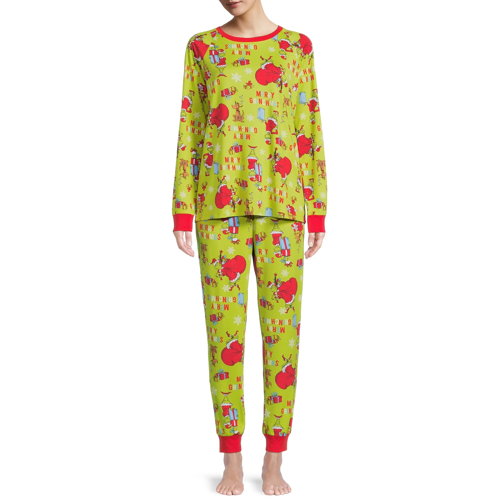 thumbnail image 2 of Ropa navideña para padres e hijos, ropa familiar, ropa navideña, pijamas navideños de algodón para padres e hijos europeos y americanos, decoración del hogar, 2 of 5