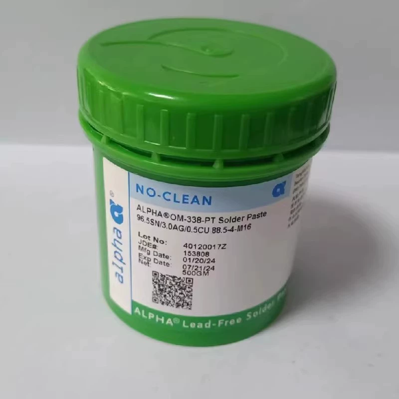 ALPHA Бессвинцовая паяльная паста SAC305 ALPHA серебросодержащая Защита окружающей среды высокотемпературная паяльная лопатка OM338 Бесплатная доставка