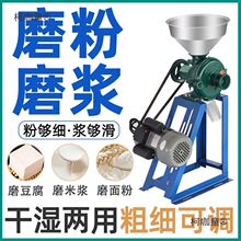 磨粉机家用干湿两用玉米粉碎机大米黄豆磨浆磨面机五谷杂粮麦太保