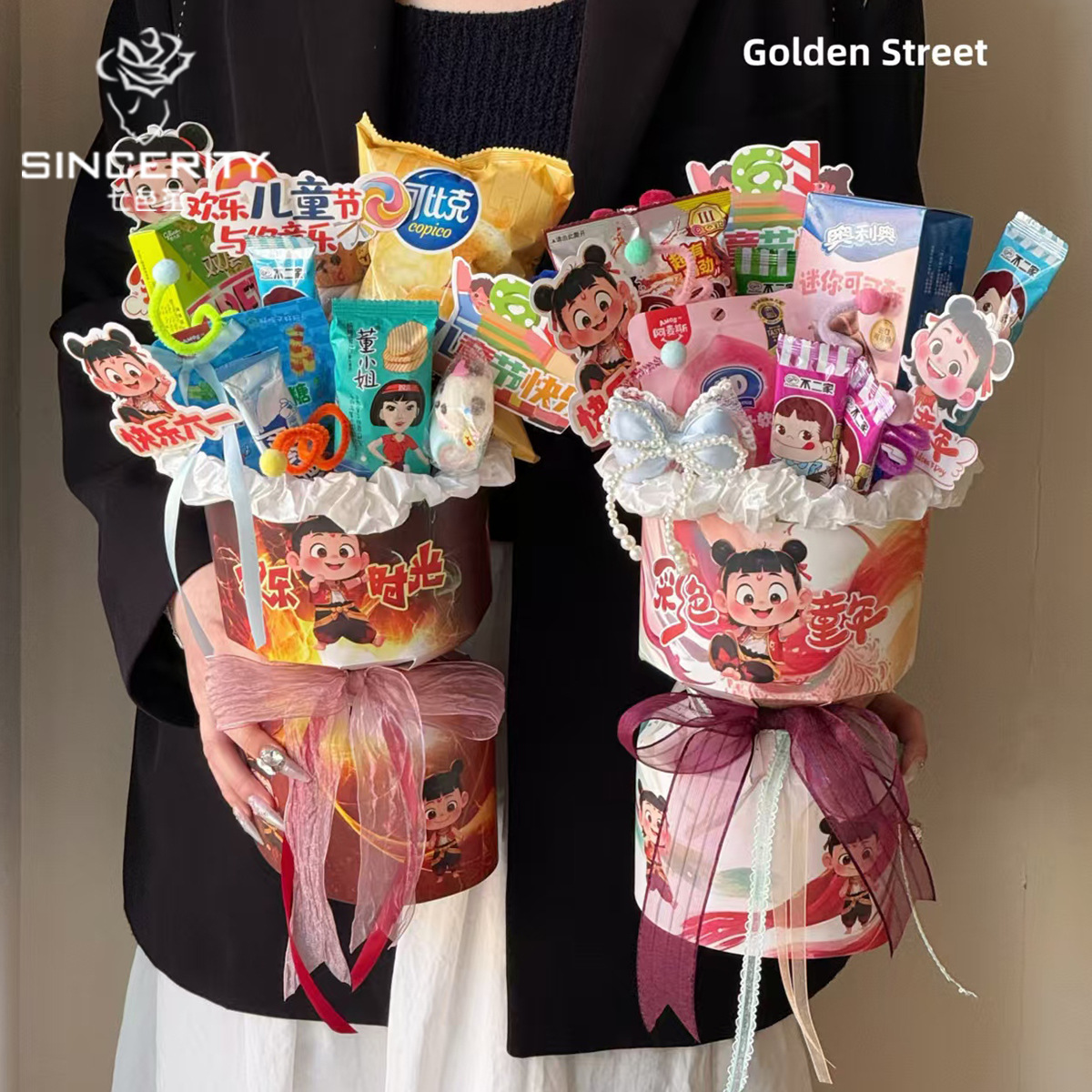 Nuevas hojas de diseño de siete colores de cordierita, hojas de diseño de color rojo en línea, flores, materiales de embalaje de bocadillos, instalación de flores.