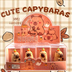 新商品のカピバラの鉛筆の刀の漫画のかわいい子供のシリコンの鉛筆の器の小学生の携帯する鉛筆の刀