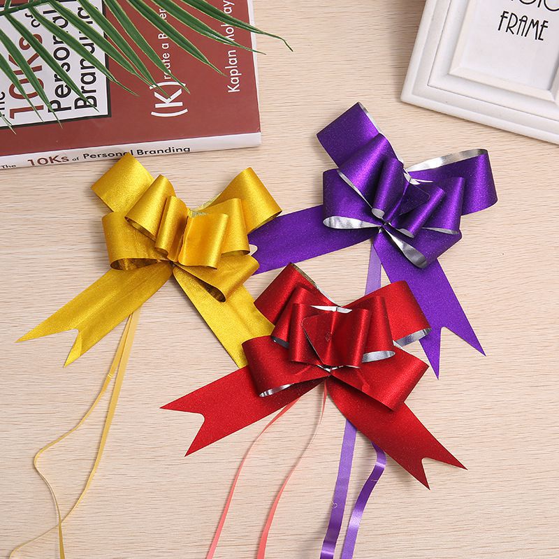 Cruz-frontera Venta caliente de alta gama de decoración del hogar de regalo de la flor embalaje arco mano tirar flor 50 cebolla colorida boda coche puerta tirar flor